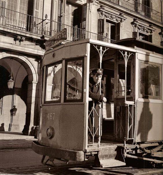 tranvías que cubría la ruta de Plaza Mayor a Legazpi en 1955